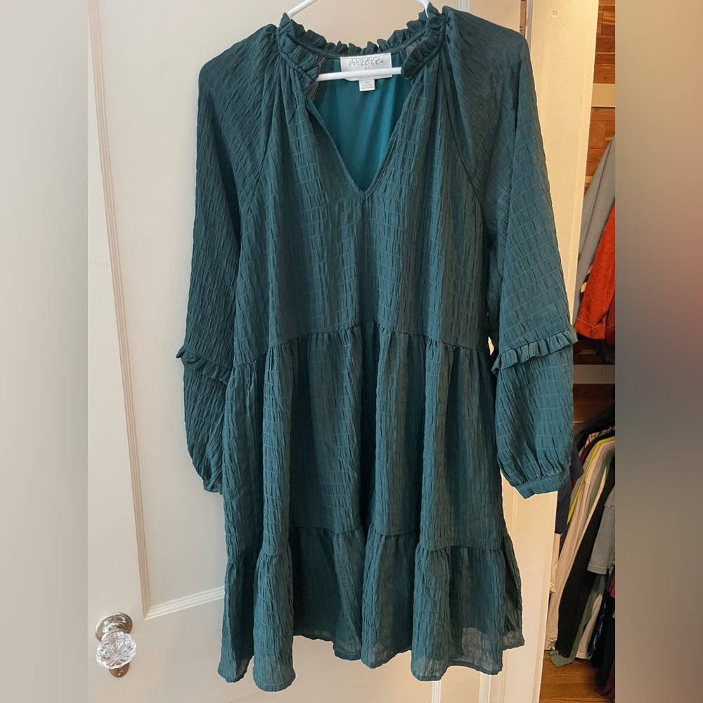 Anthropologie Mare Emerald Green Dress